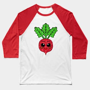 KAWAII Veggies Funny Beet Baseball T-Shirt